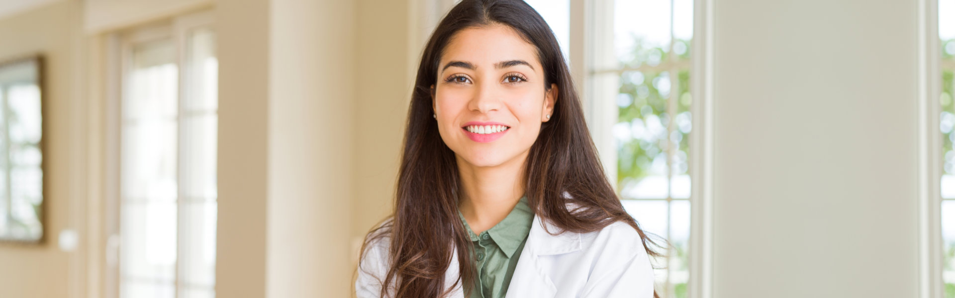 female psychologist smiling